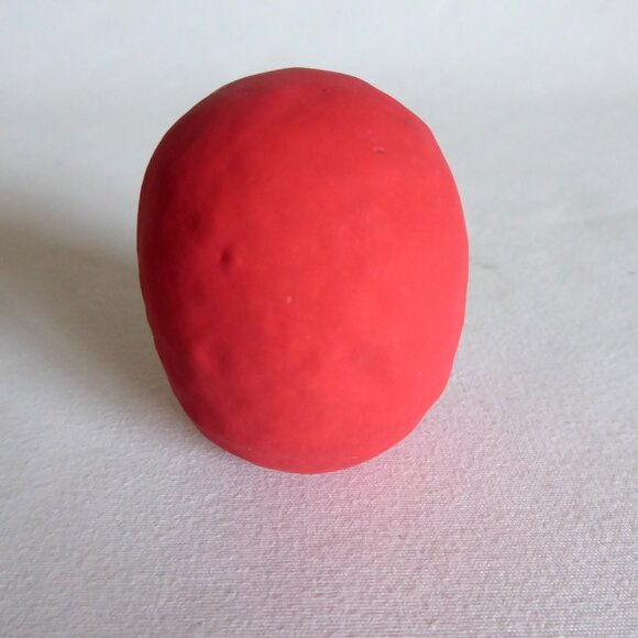 VINTAGE NEW JAPAN JAPANESE 2” CERAMIC GOOD LUCK DARUMA WEIGHTED DOLL - Picture 3 of 7